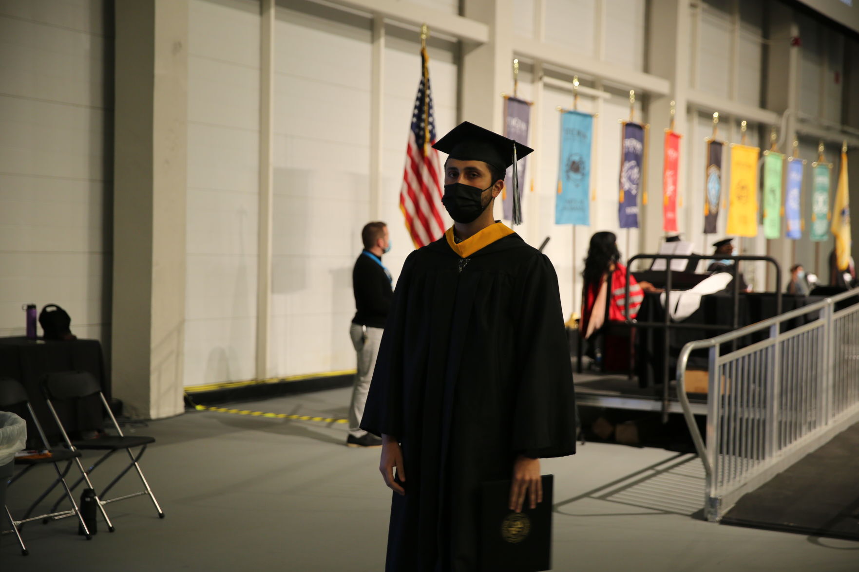 Stockton University commencement Tuesday, May 11, 2021 at the Galloway Township campus